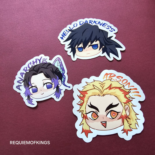 Demon Slayer Stickers