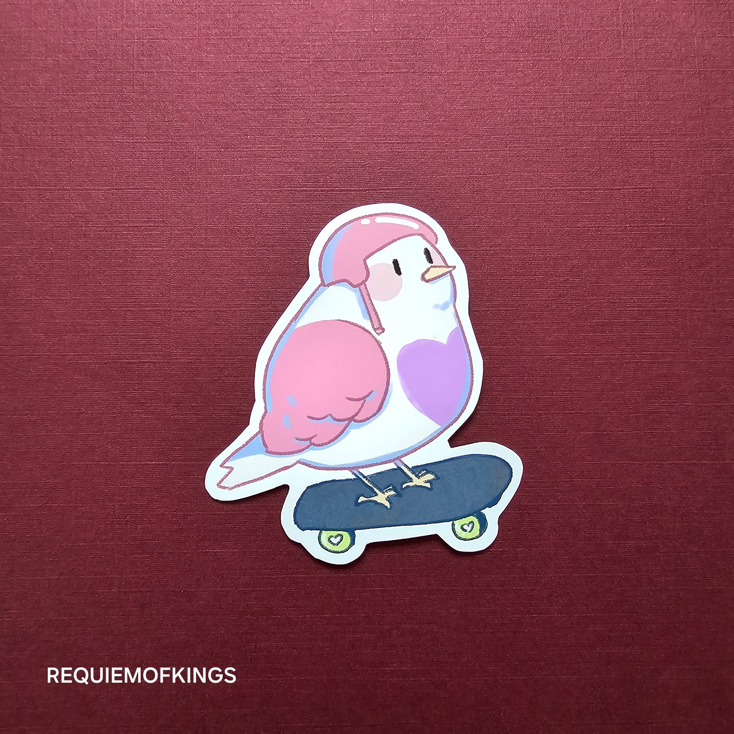 Skateboarding Animal Stickers