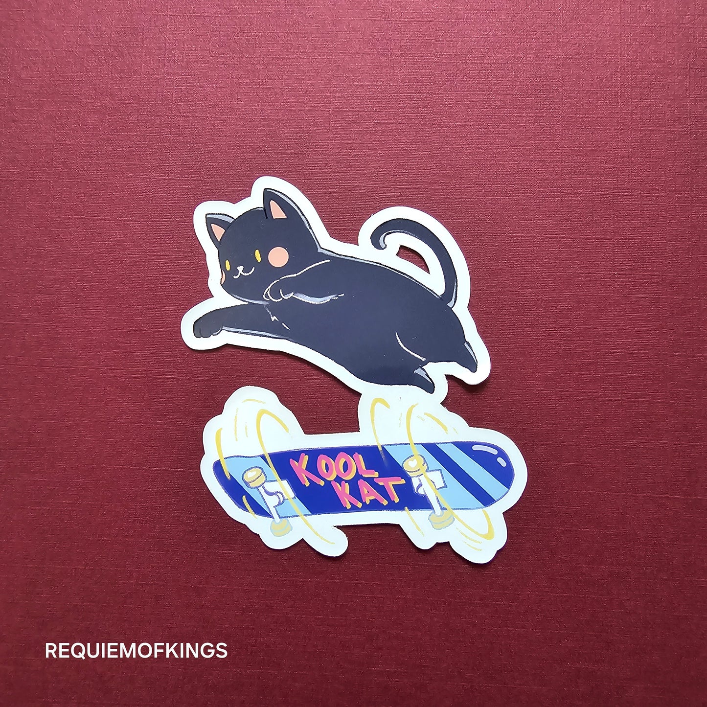 Skateboarding Animal Stickers