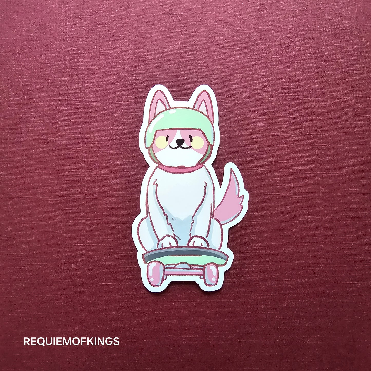 Skateboarding Animal Stickers